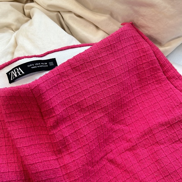 Zara Pink Textured SuitPant Size Small - Picture 6 of 6